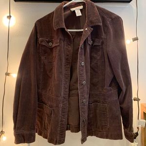 brown corduroy jacket